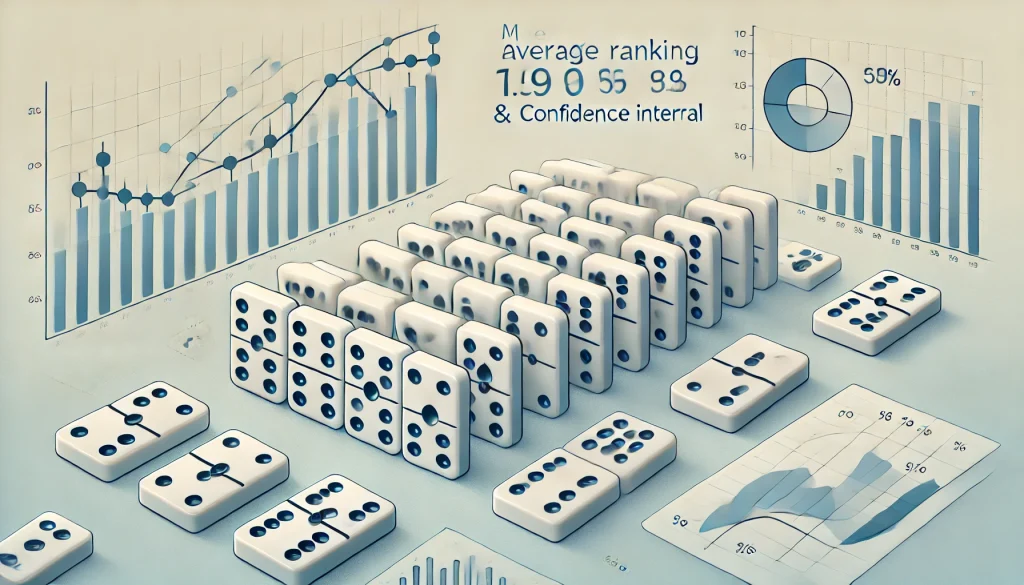 【麻雀】平均順位と信頼区間の関係