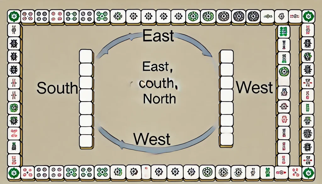 【麻雀】東西南北の順番